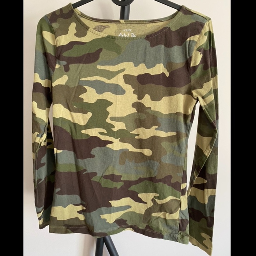 J.Crew Camo Artist Tee